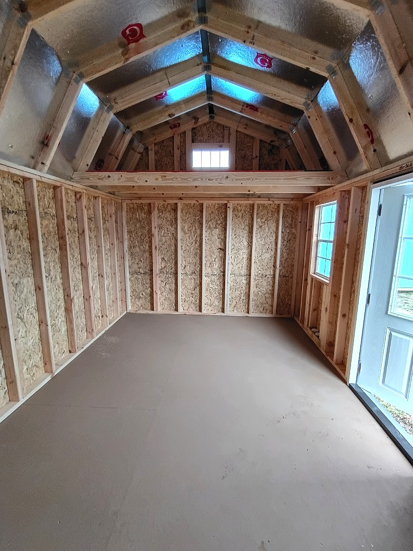 10x16 Side Lofted Barn at Jimmy's Portable Buildings of Savannah, TN