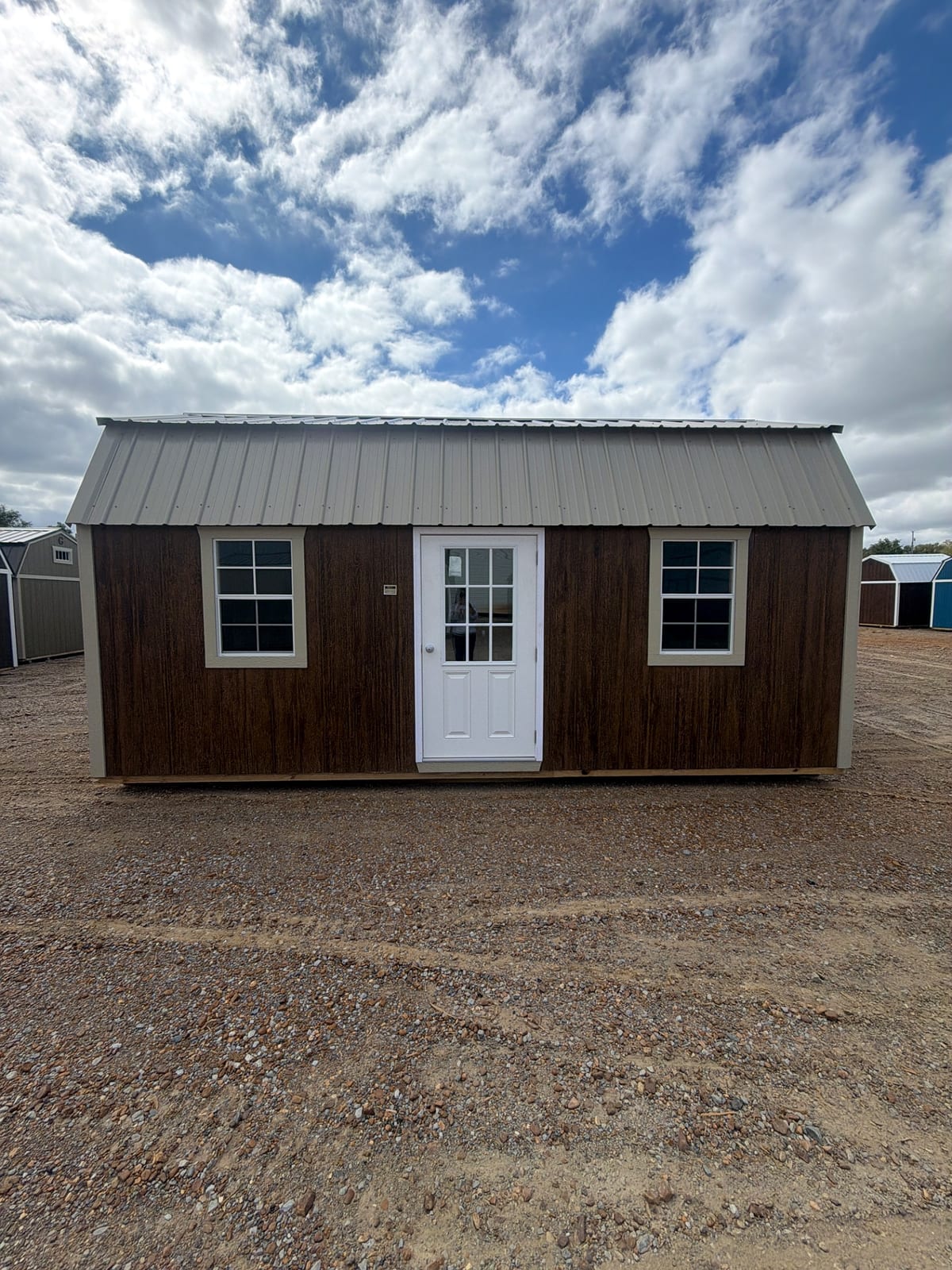 12x20 Side Lofted Barn at Jimmy's Portable Buildings of Savannah, TN
