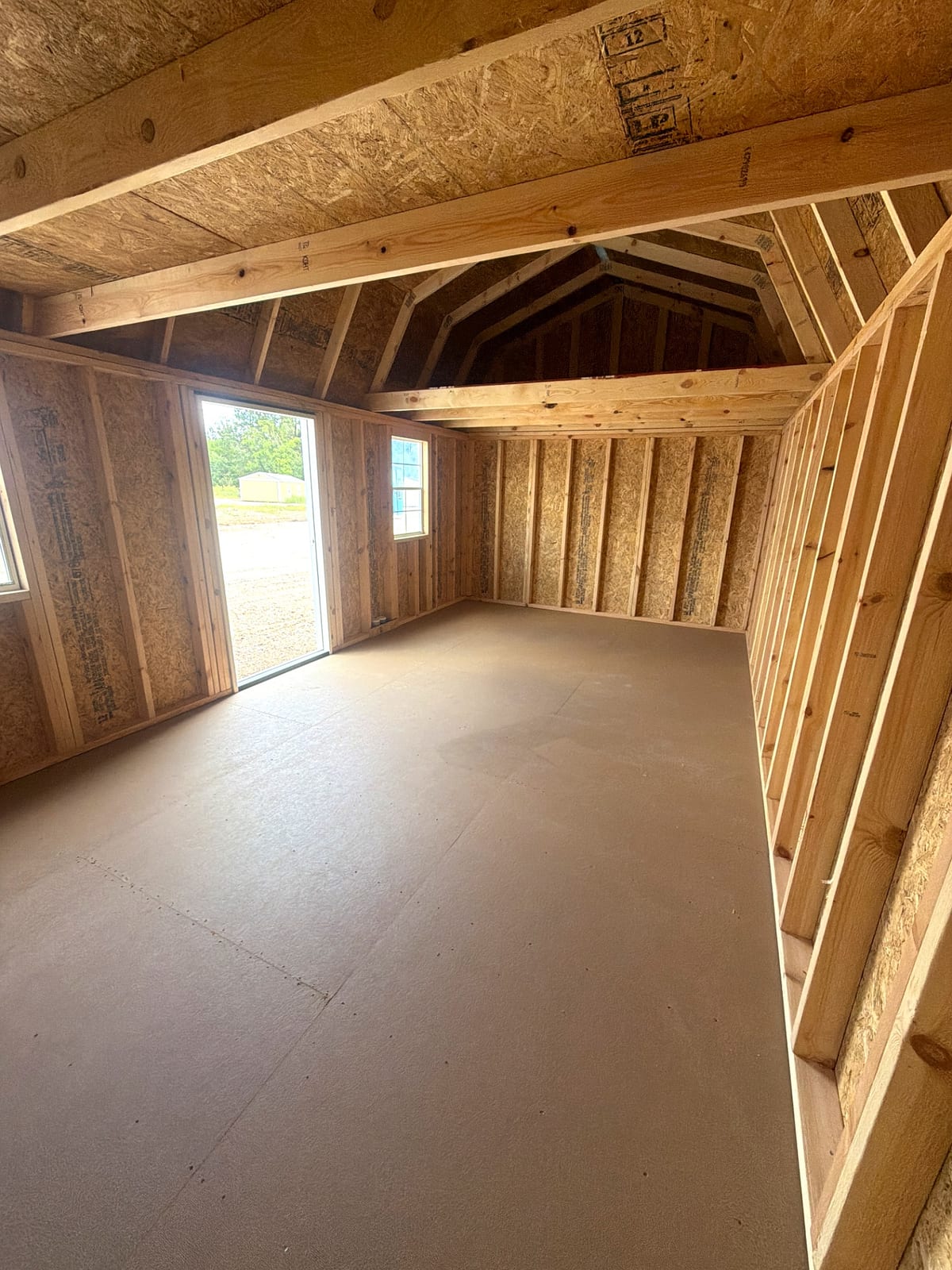 12x20 Side Lofted Barn at Jimmy's Portable Buildings of Savannah, TN