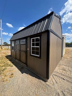10x16 Side Lofted Barn at G&L Carports & Portable Buildings