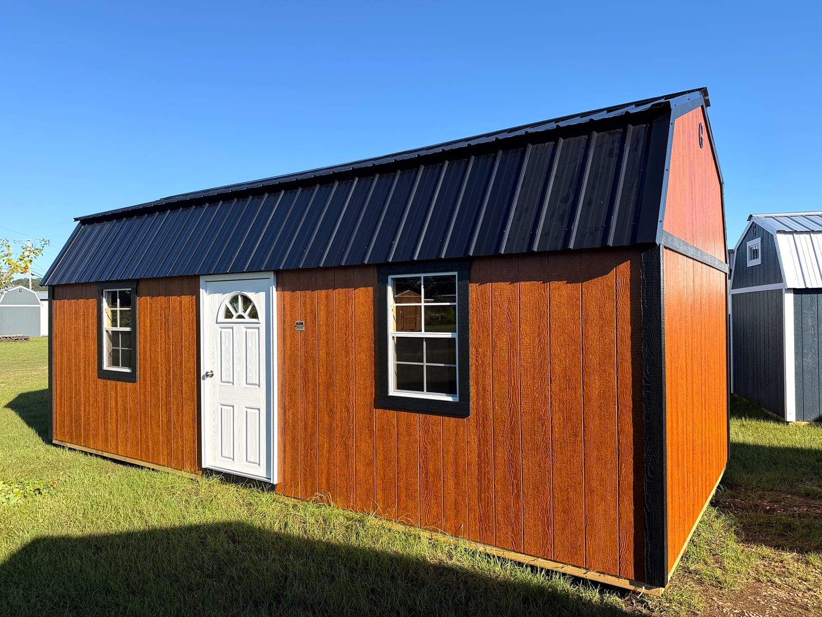 12x24 Side Lofted Barn at Southern Ag Equipment, LLC - Saint Francisville, Louisiana