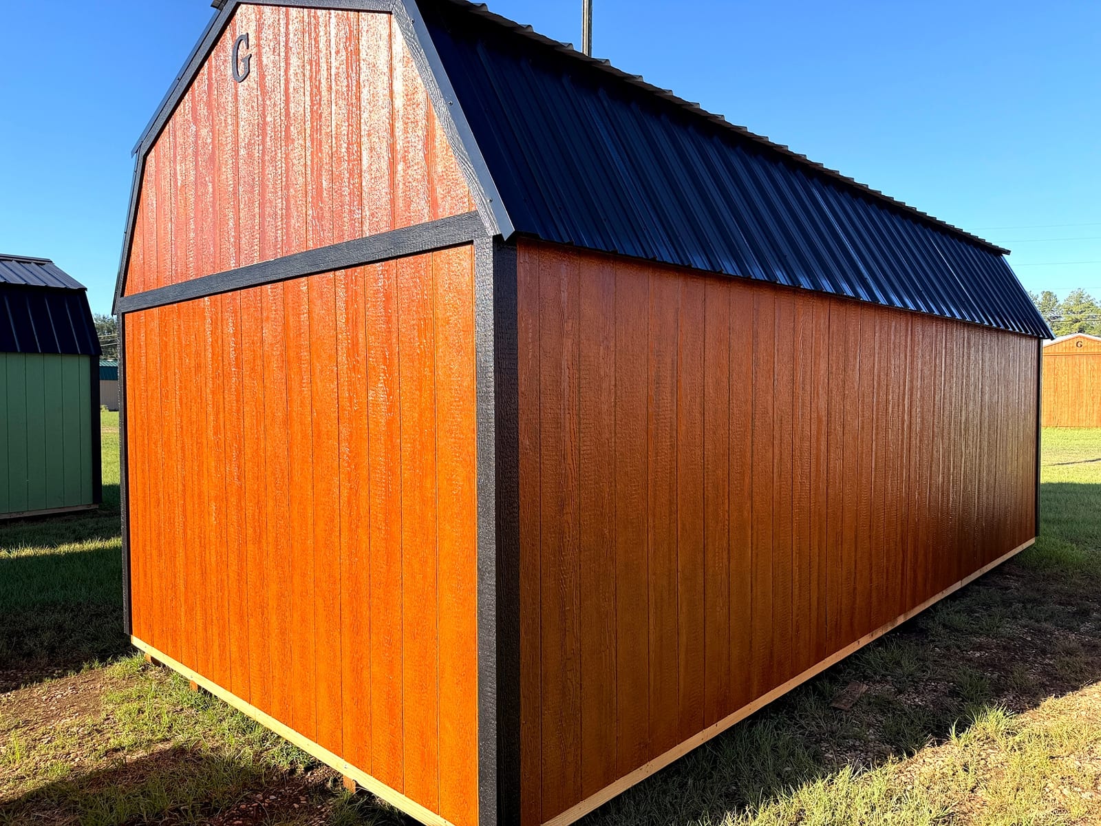 12x24 Side Lofted Barn at Southern Ag Equipment, LLC - Saint Francisville, Louisiana