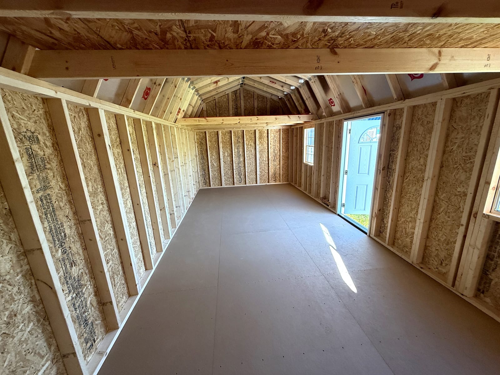 12x24 Side Lofted Barn at Southern Ag Equipment, LLC - Saint Francisville, Louisiana