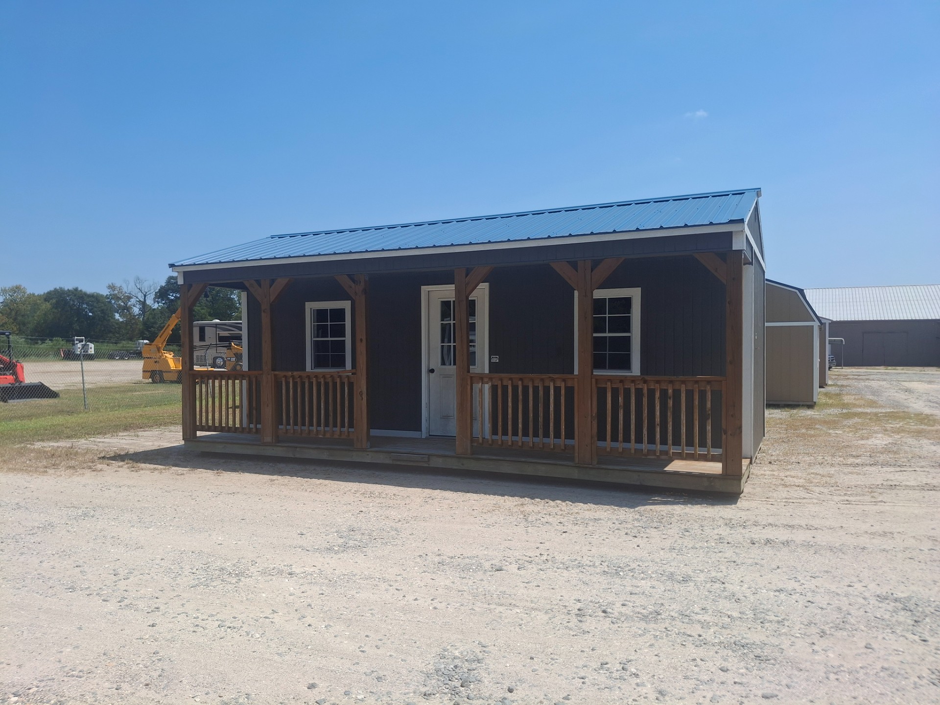 14x24 Side Porch Cabin at Kirbyville Lot - Essex Bros