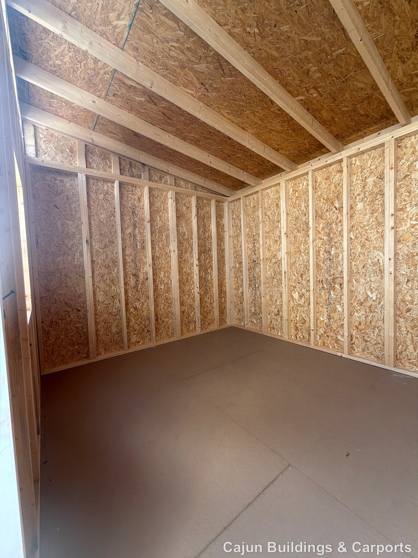 10x20 Urban Shed at Cajun Buildings and Carports