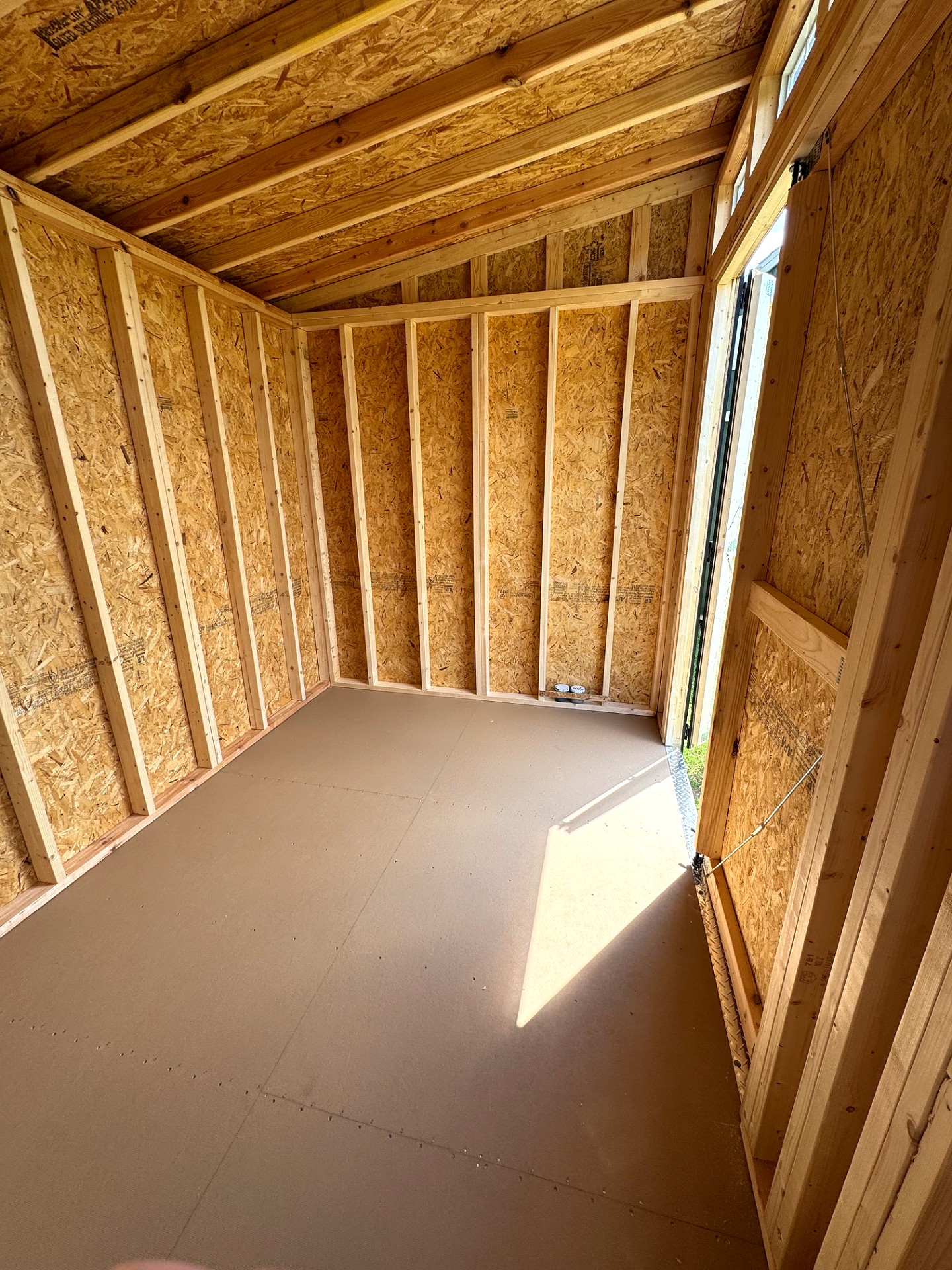 8x12 Urban Shed at Southern Ag Equipment, LLC - Saint Francisville, Louisiana