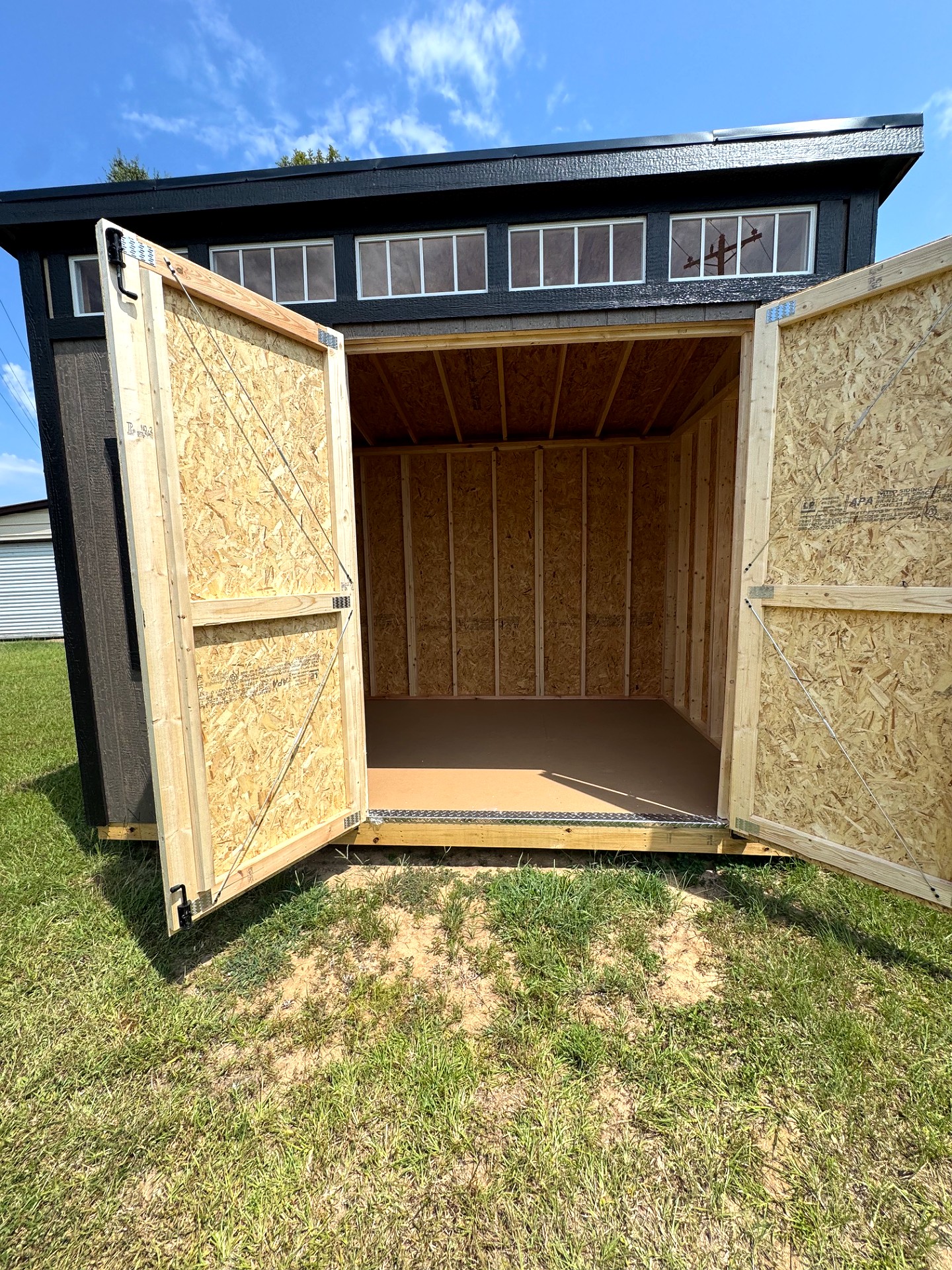 8x12 Urban Shed at Southern Ag Equipment, LLC - Saint Francisville, Louisiana