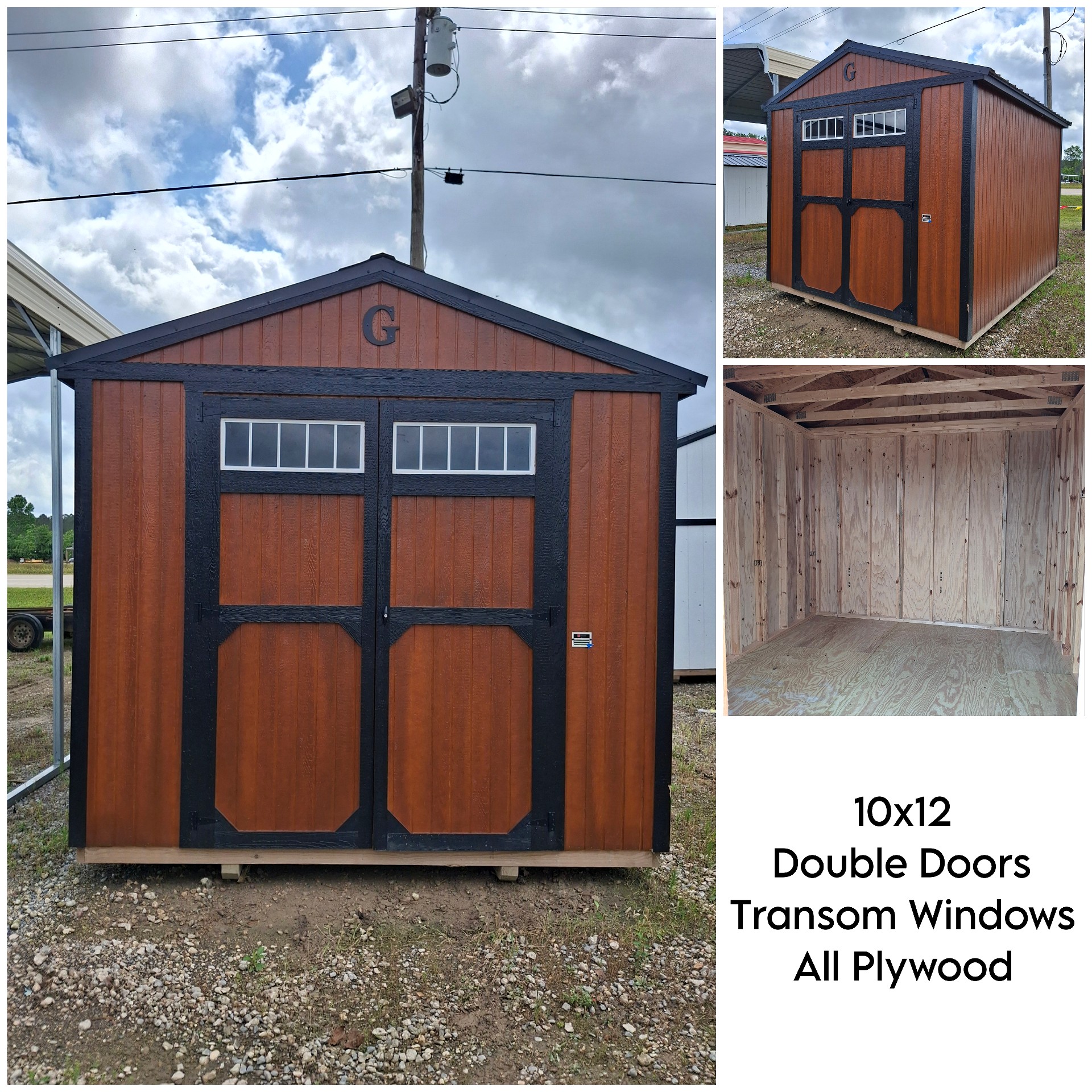 10x12 Utility Shed at Kirbyville Lot - Essex Bros