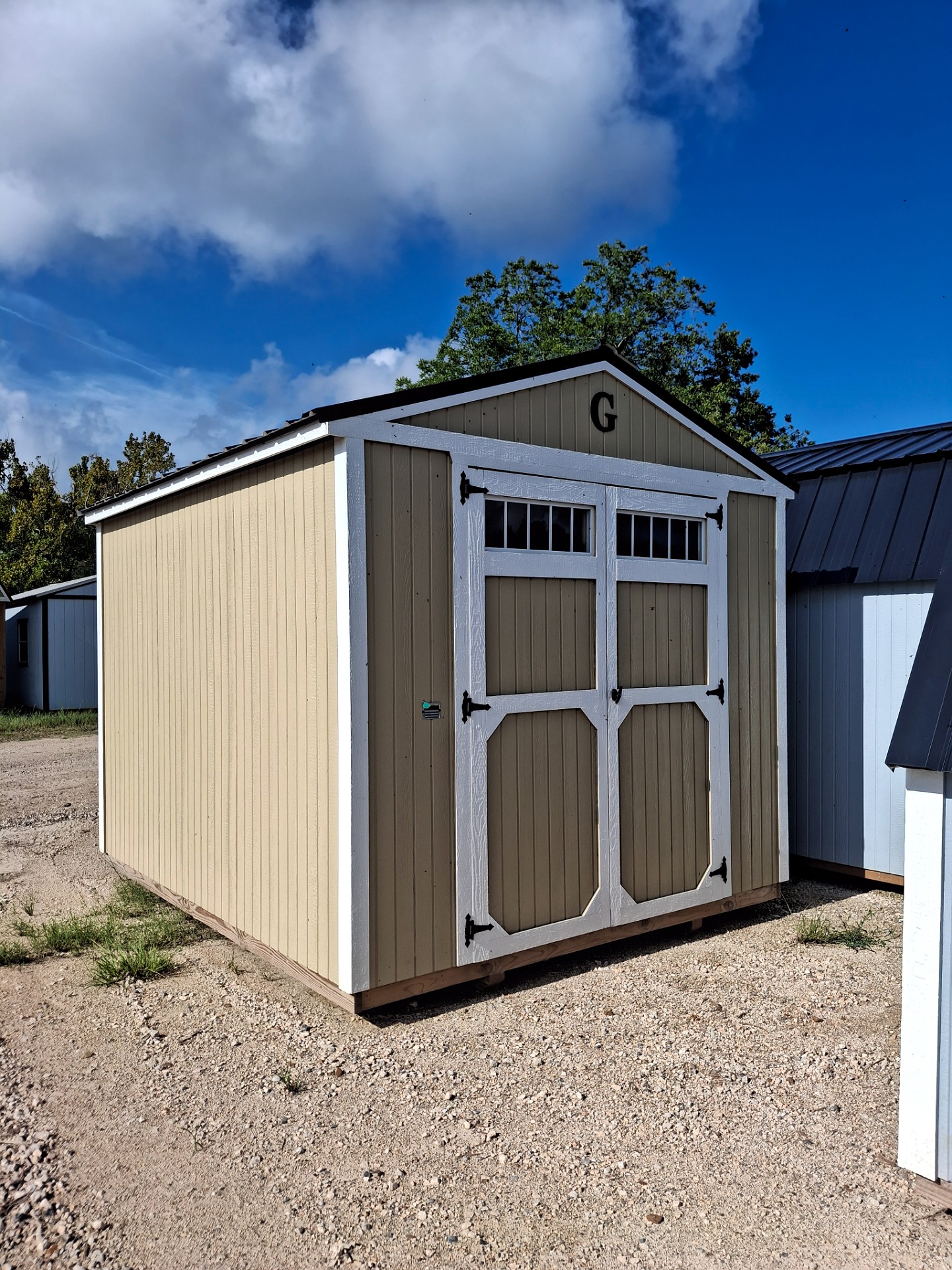 10x12 Utility Shed at Kirbyville Lot - Essex Bros