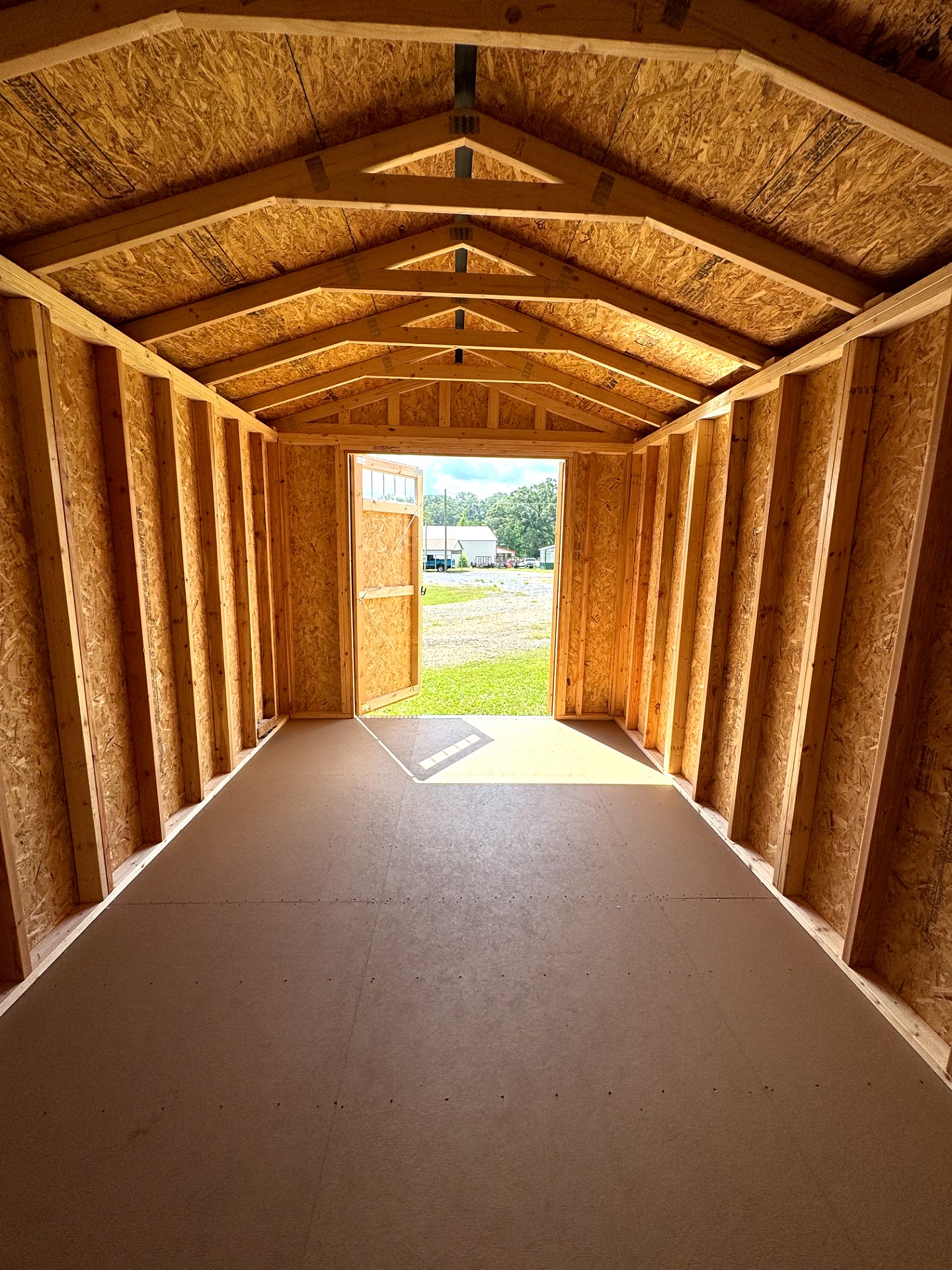 10x16 Utility Shed at Southern Ag Equipment, LLC - Saint Francisville, Louisiana
