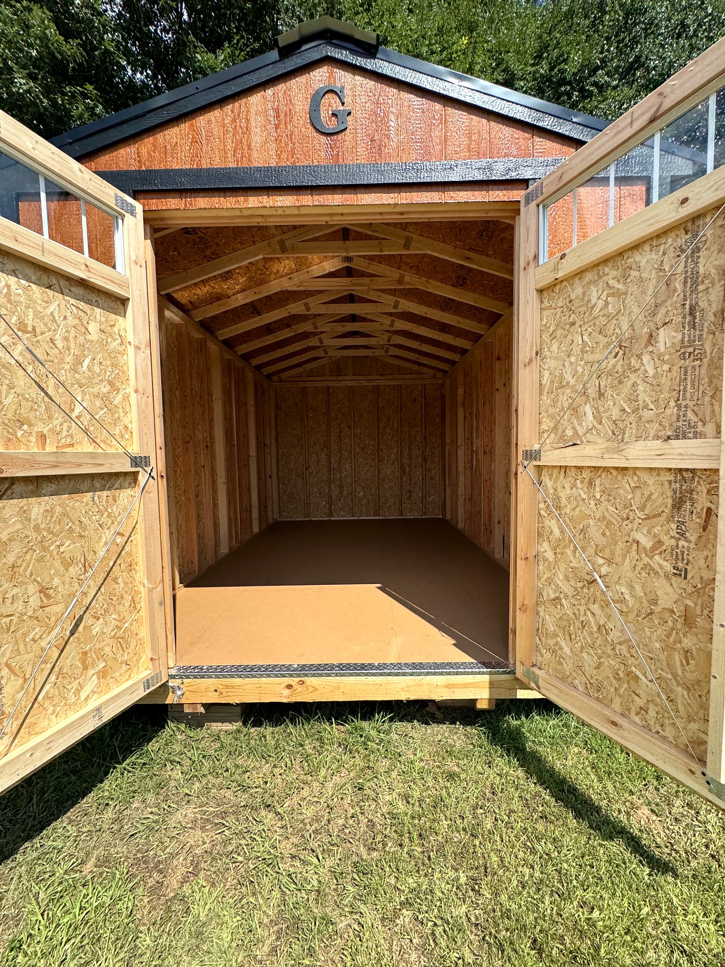 10x16 Utility Shed at Southern Ag Equipment, LLC - Saint Francisville, Louisiana