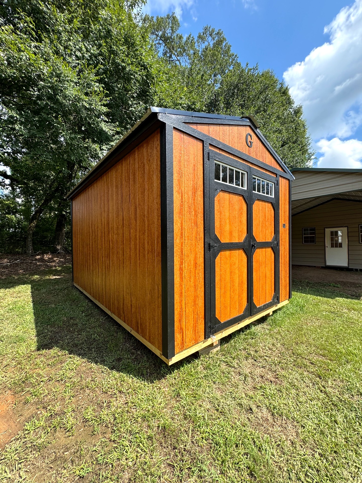 10x16 Utility Shed at Southern Ag Equipment, LLC - Saint Francisville, Louisiana