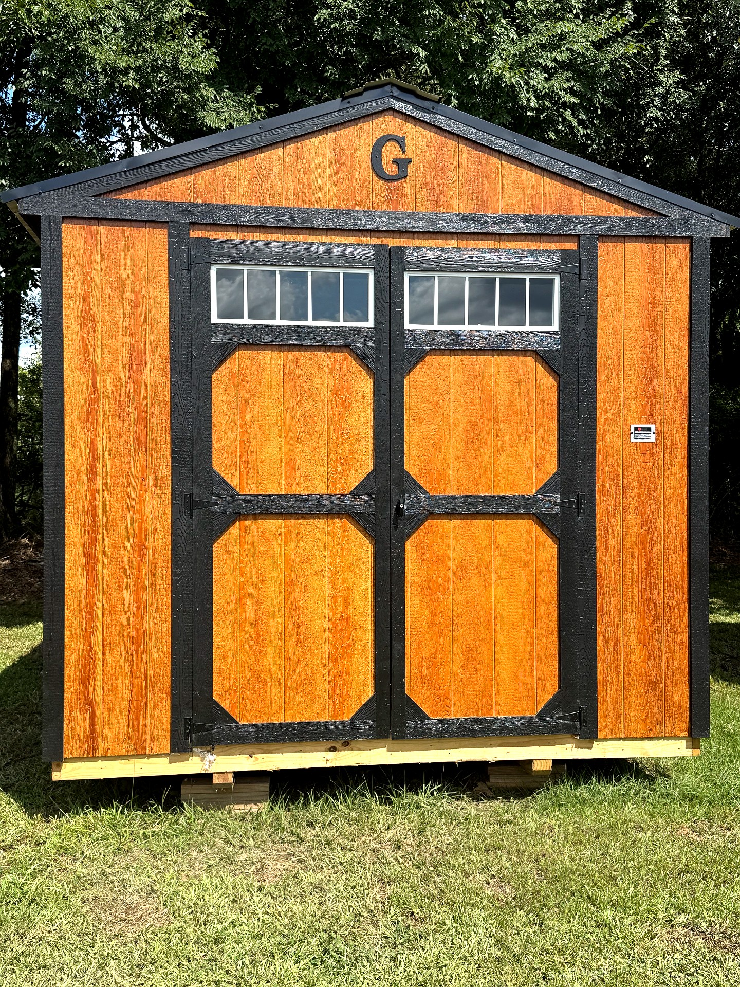 10x16 Utility Shed at Southern Ag Equipment, LLC - Saint Francisville, Louisiana