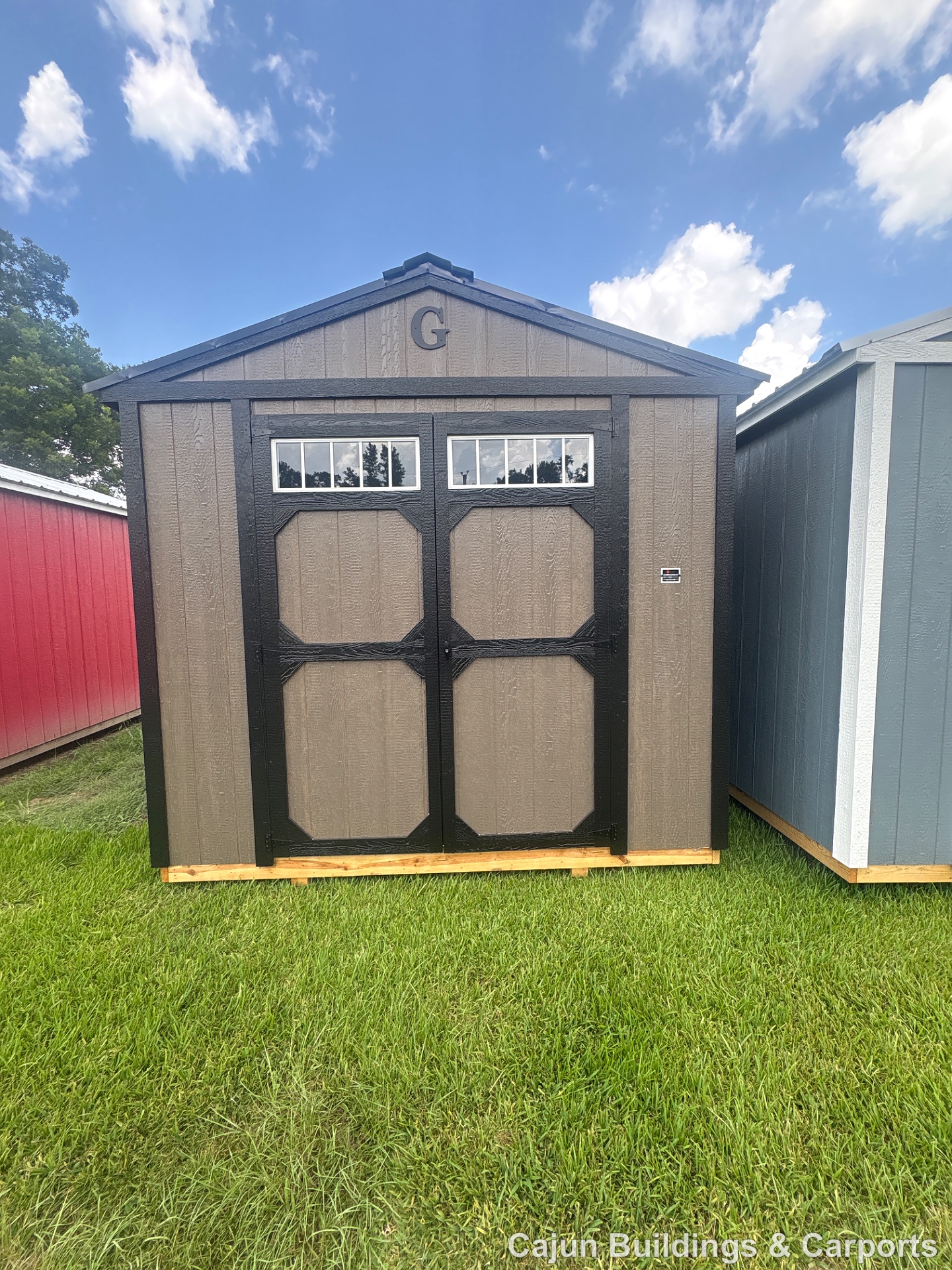 10x16 Utility Shed at Cajun Buildings and Carports