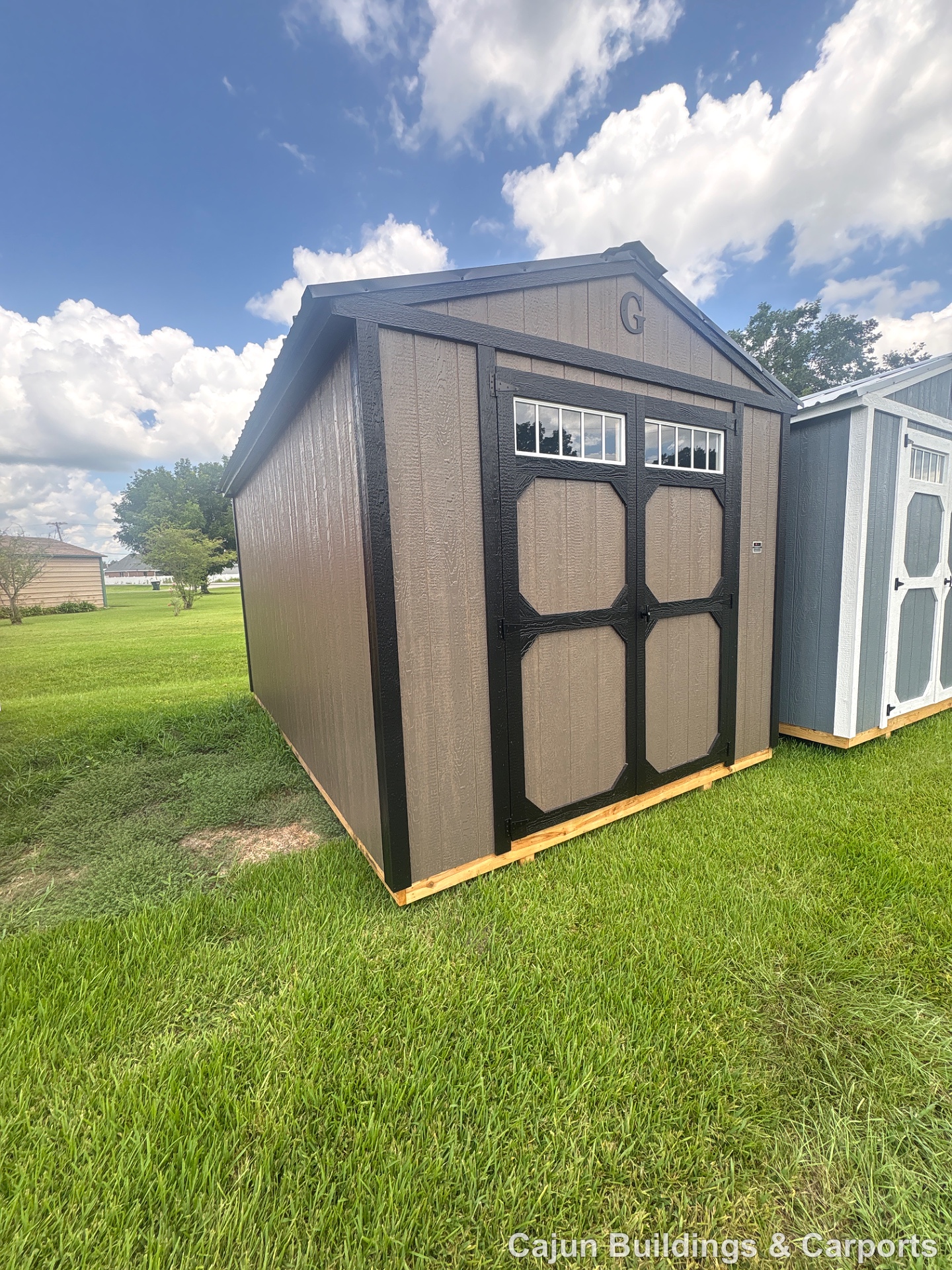 10x16 Utility Shed at Cajun Buildings and Carports