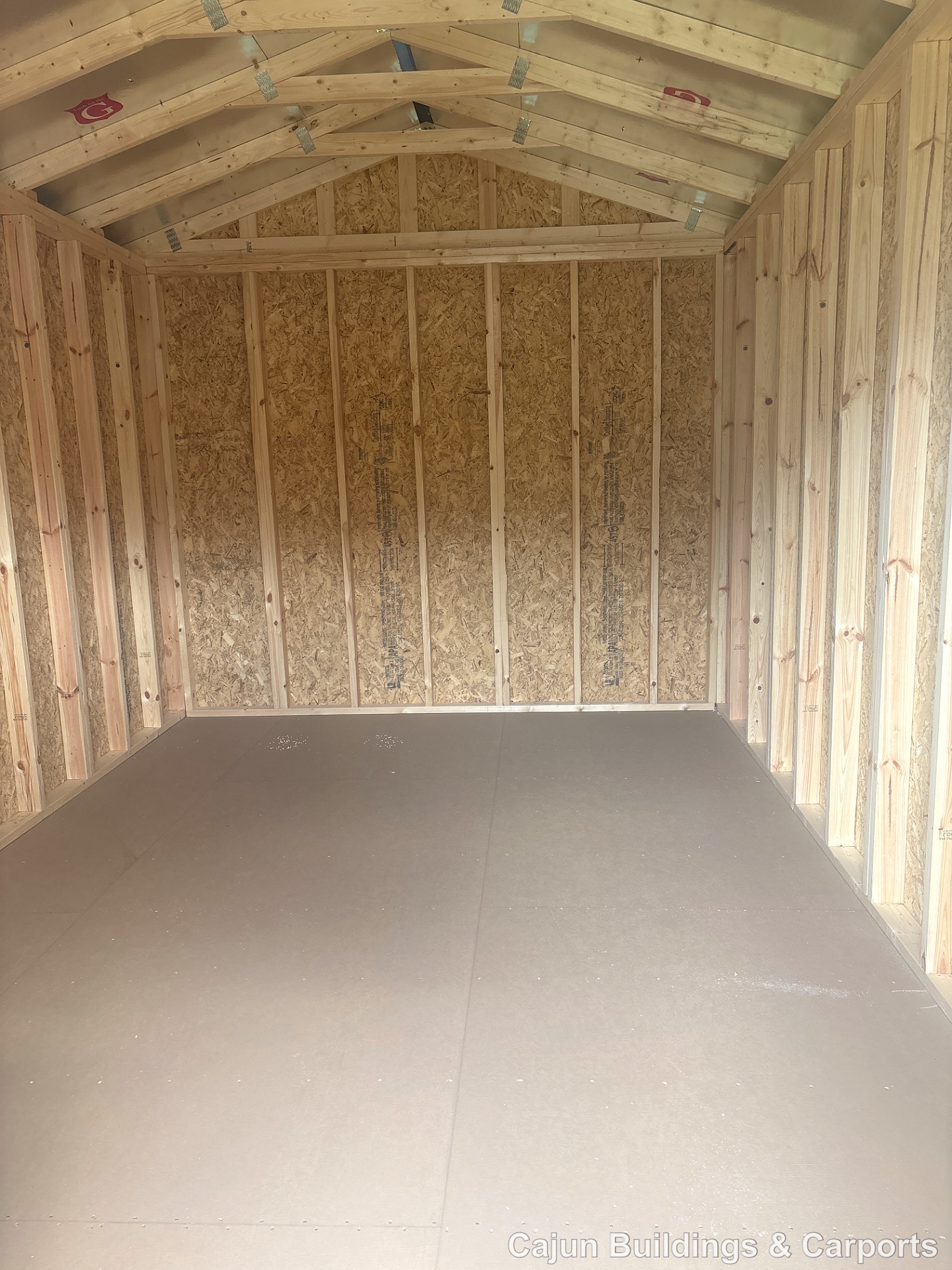 10x16 Utility Shed at Cajun Buildings and Carports