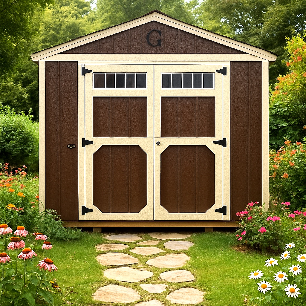 10x12 Utility Shed at ACE Buildings - Graceland of Corpus Christi