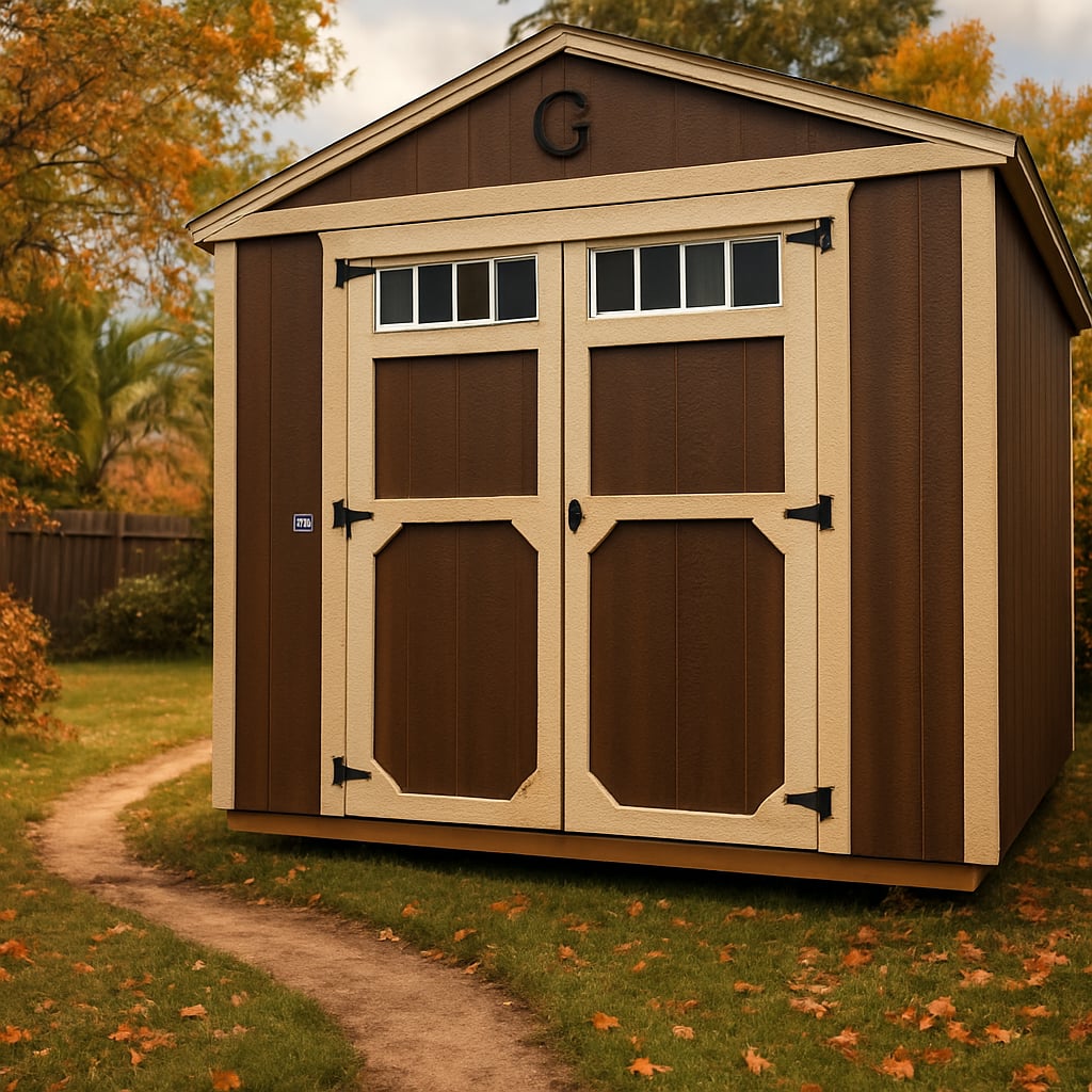 10x12 Utility Shed at ACE Buildings - Graceland of Corpus Christi