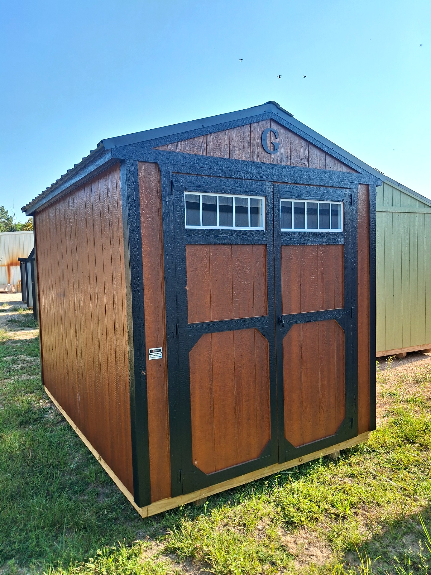 8x16 Utility Shed at Kirbyville Lot - Essex Bros